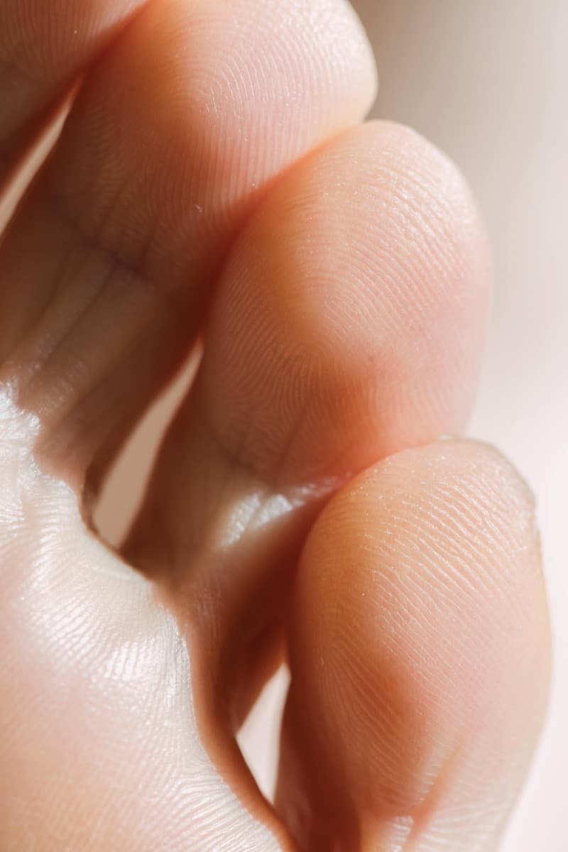 Close-up foot assessment